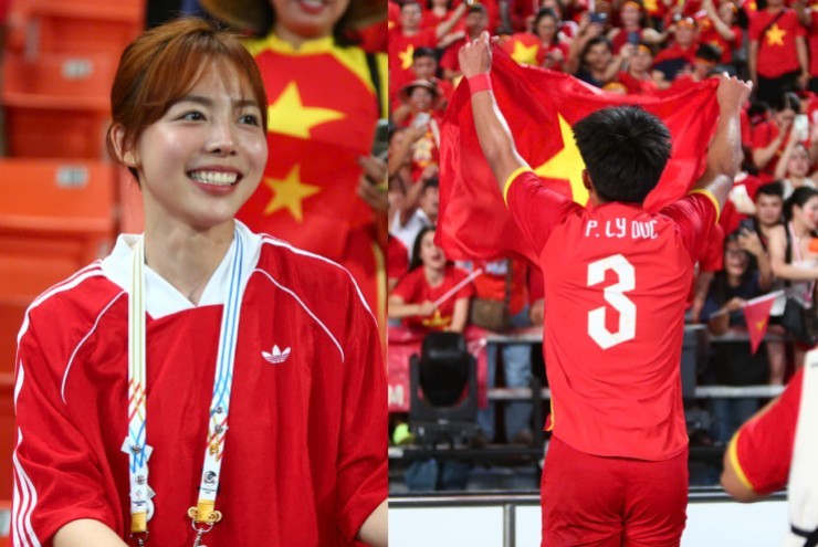 Người đẹp bắn súng vỡ oà khi U22 Việt Nam giật HCV, “thích” nhất cầu thủ Lý Đức