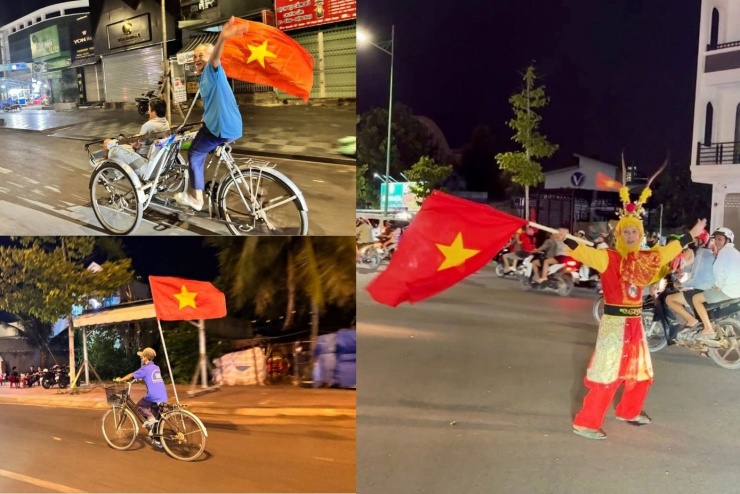 Không khí "bão" được ghi nhận tại nhiều nơi. - Ảnh: Huân David.