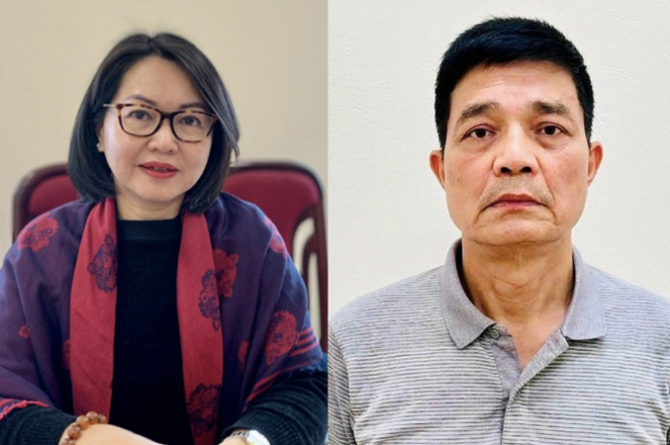 Hai cựu Cục trưởng Trần Việt Nga và Nguyễn Thanh Phong.