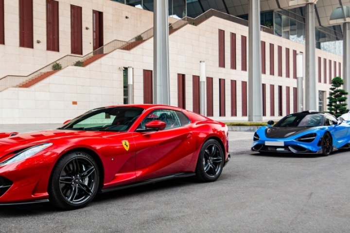 Dàn siêu xe trăm tỷ trong đám cưới của con gái doanh nhân ngành ô tô