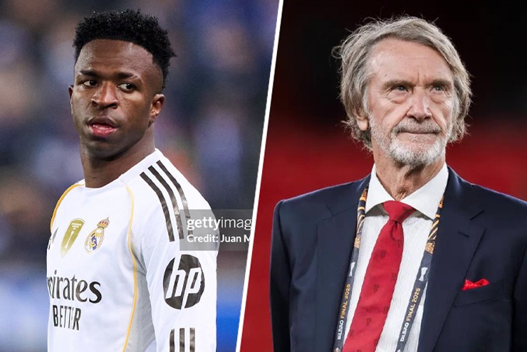 Vinicius gặp tỷ phú Ratcliffe tại Madrid, MU tính chơi lớn với sao Real