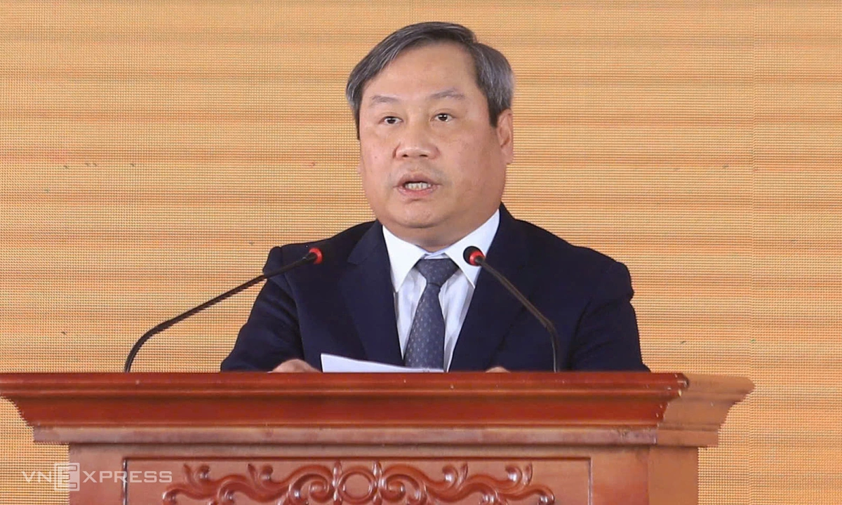 Chủ tịch UBND TP Hà Nội Vũ Đại Thắng. Ảnh:&nbsp;Hoàng Giang