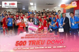 Acecook Việt Nam thưởng nóng 500 triệu đồng, tiếp sức U22 Việt Nam