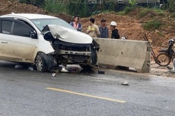 Gia đình 4 người ở Đà Nẵng gặp nạn trên đường cao tốc, cháu bé 9 tháng tuổi tử vong