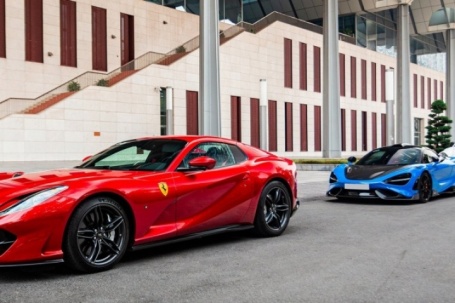 Dàn siêu xe trăm tỷ trong đám cưới của con gái doanh nhân ngành ô tô