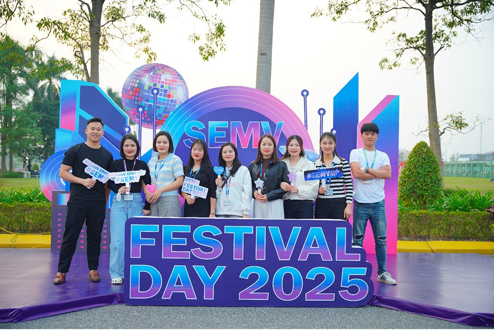 Không khí sôi động tại các khu vực check-in của SEMV FESTIVAL DAY 2025.