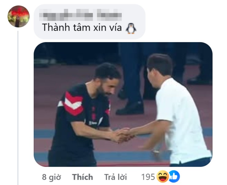 Bình luận hài hước của fan Việt về khoảnh khắc tương tác giữa HLV Amorim và Kim Sang Sik