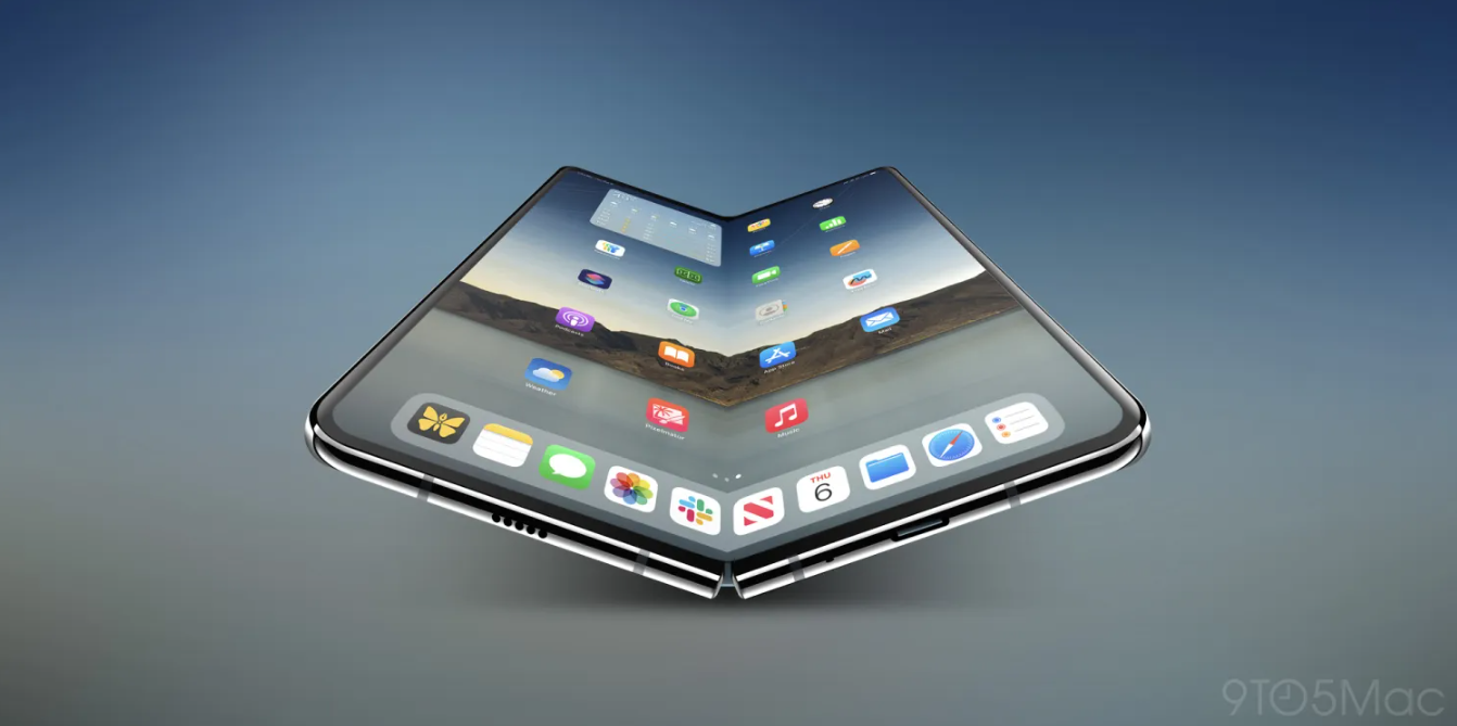 Ảnh concept iPhone Fold.