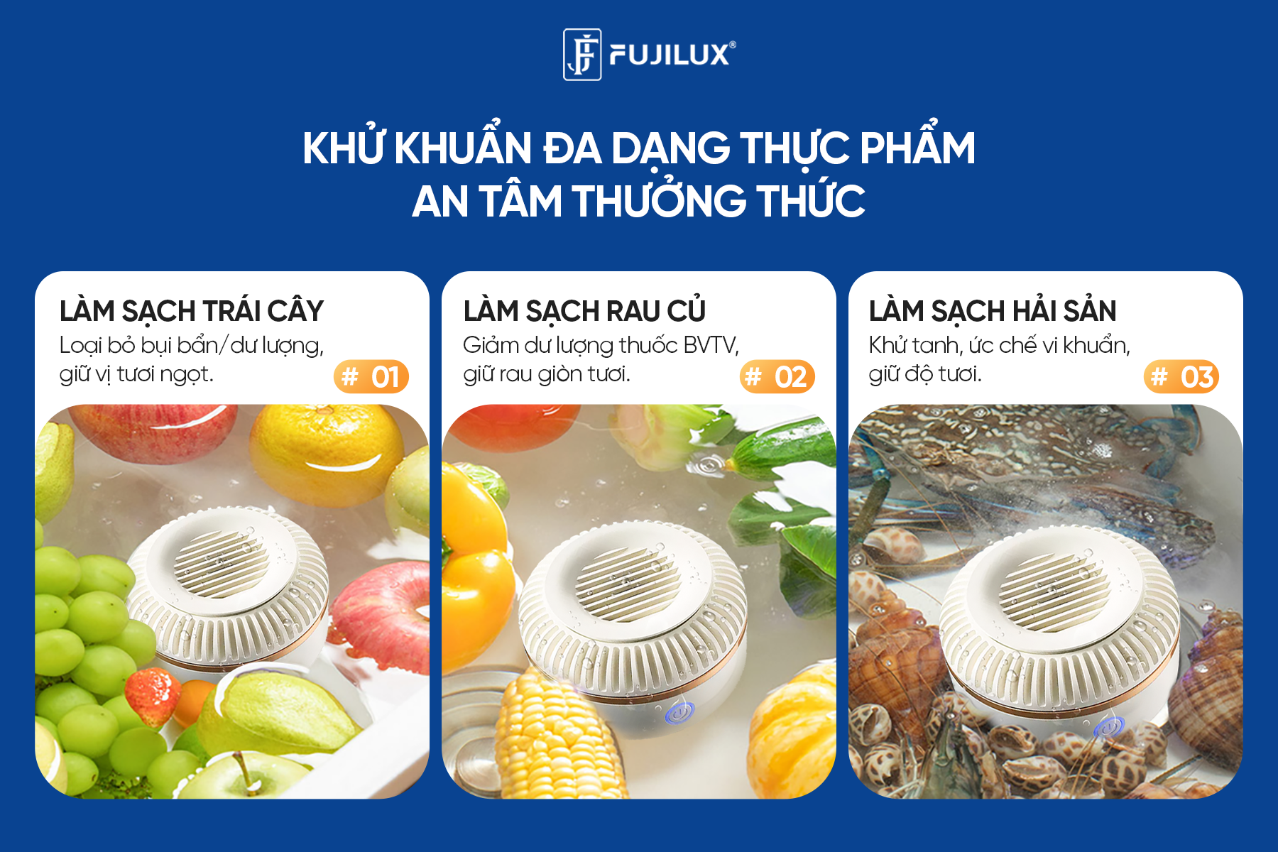 Máy rửa & khử khuẩn thực phẩm FujiLux - Xu hướng cho căn bếp hiện đại - 2