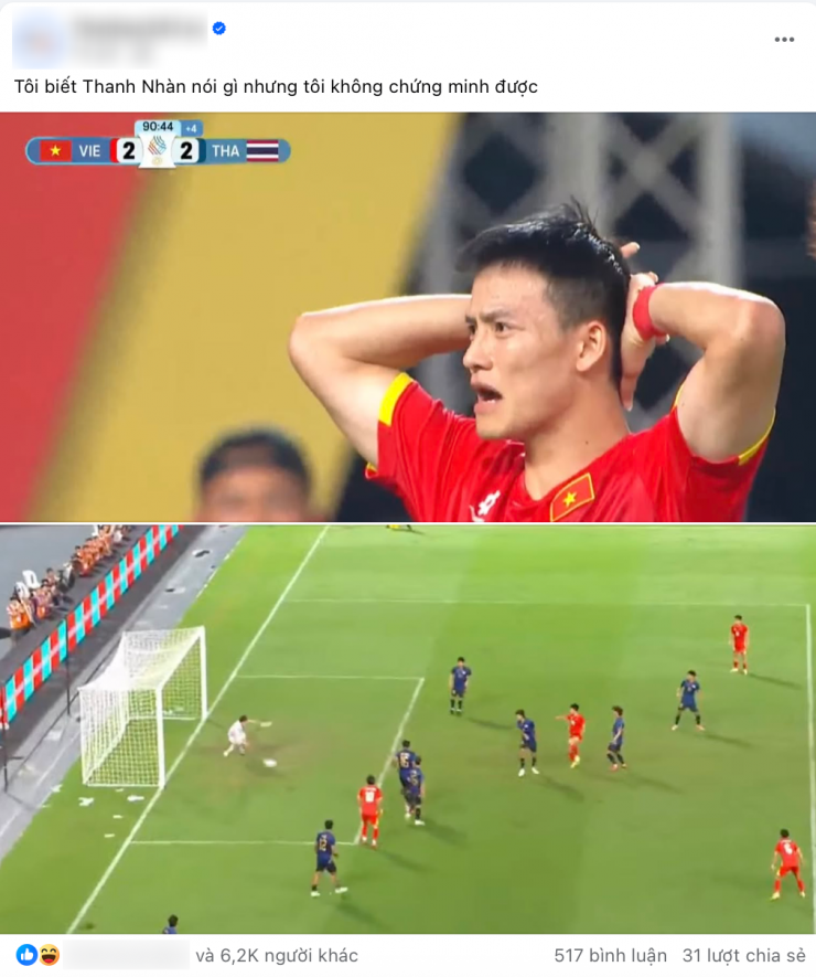 Phản ứng hài hước của vợ cầu thủ Thanh Nhàn trước khoảnh khắc “khẩu hình” gây sốt - 1