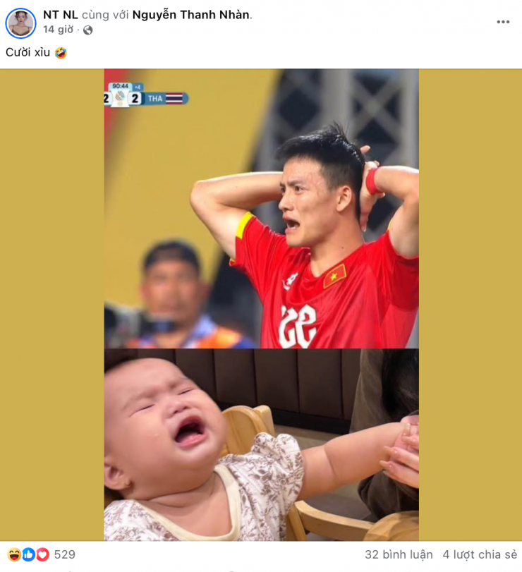 Phản ứng hài hước của vợ cầu thủ Thanh Nhàn trước khoảnh khắc “khẩu hình” gây sốt - 2