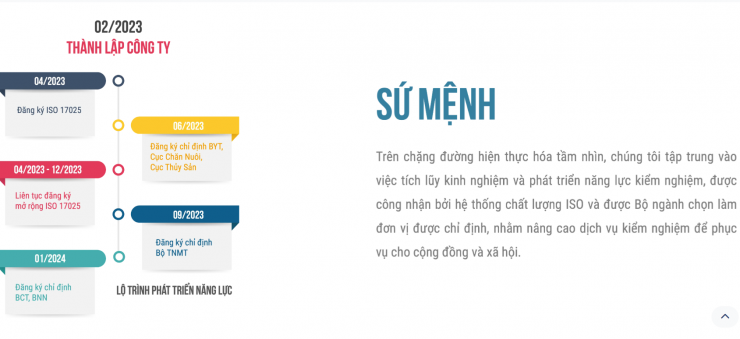 
Quảng cáo giới thiệu trên trang chủ Công ty Avatek. Ảnh chụp màn hình.