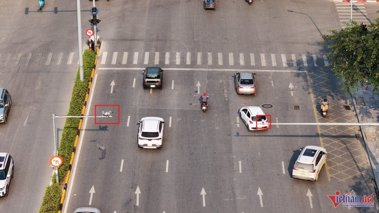 Hệ thống camera AI đi vào hoạt động giúp nâng cao ý thức chấp hành giao thông của người dân. Ảnh: Đức Hoàng