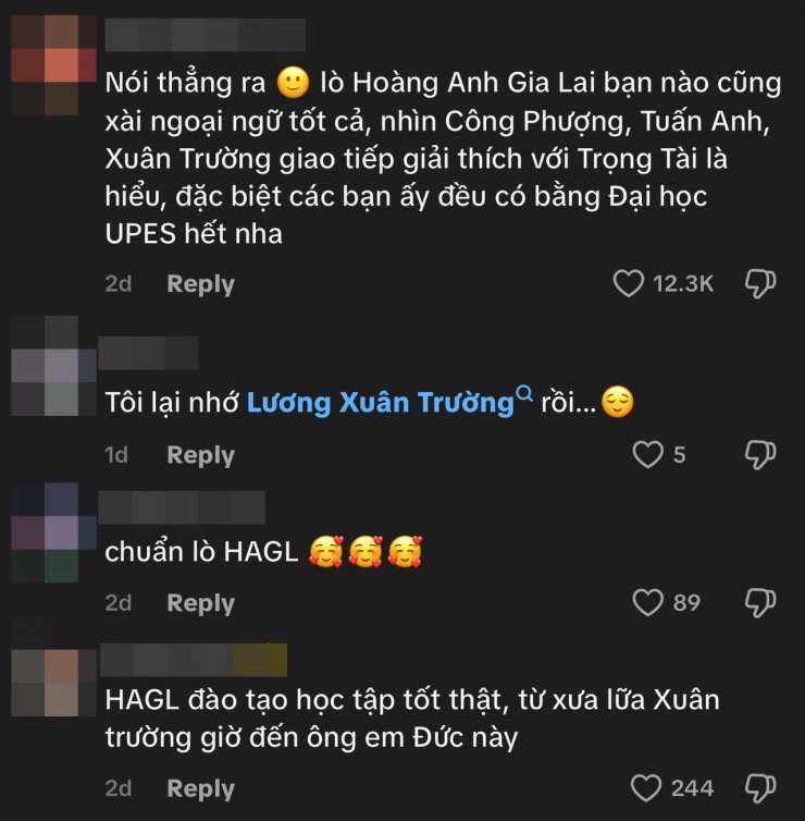 Bình luận khen ngợi của cộng đồng mạng.