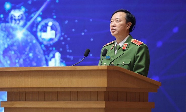 Thiếu tướng Nguyễn Ngọc Cương, Giám đốc Trung tâm Dữ liệu Quốc gia. (Ảnh: VGP)