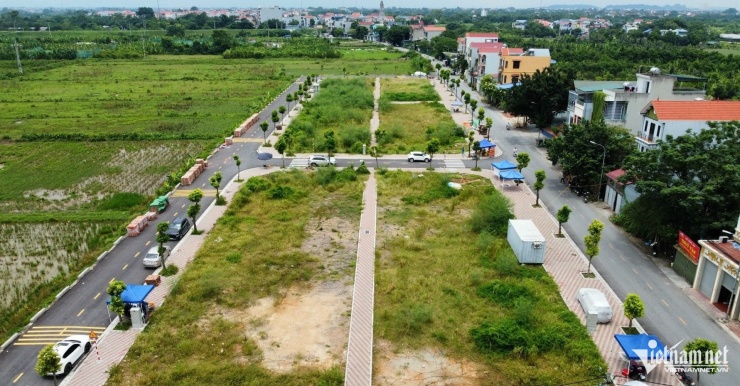 Một khu đất đấu giá ở Hà Nội. Ảnh: Hồng Khanh