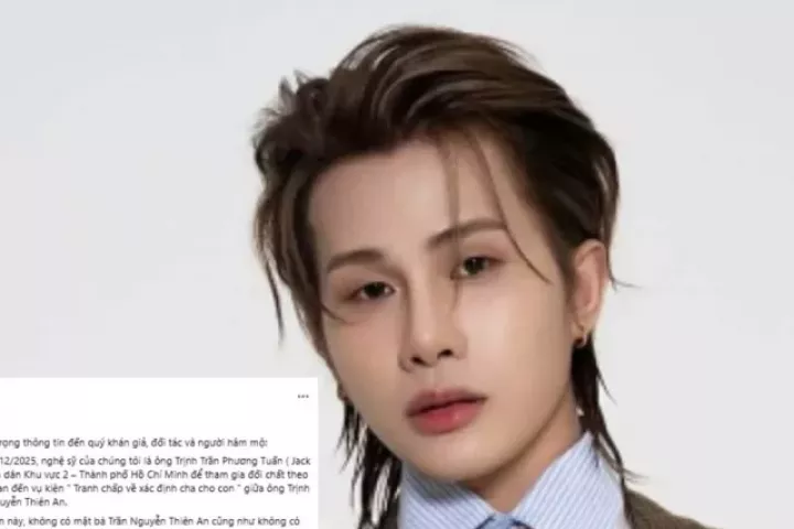 Diễn biến mới vụ Jack - Thiên An: Công ty J97 cho biết bị đơn vắng mặt tại buổi đối chất