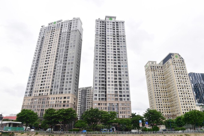 Dự án hiện hữu trên khu đất 39-39B Bến Vân Đồn. Ảnh: Thanh Tùng