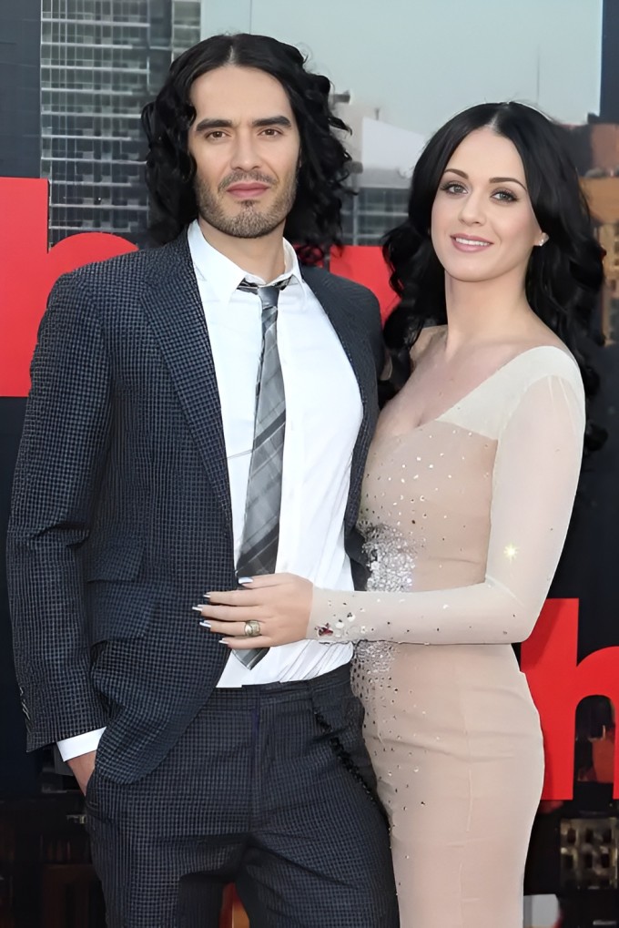 Katy Perry và Russell Brand từng có cuộc hôn nhân ngắn ngủi 14 tháng. Ảnh: FilmMagic