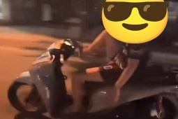 Bị quay lại cảnh dùng chân điều khiển xe, thanh niên “ngậm ngùi chia tay chiếc SH”