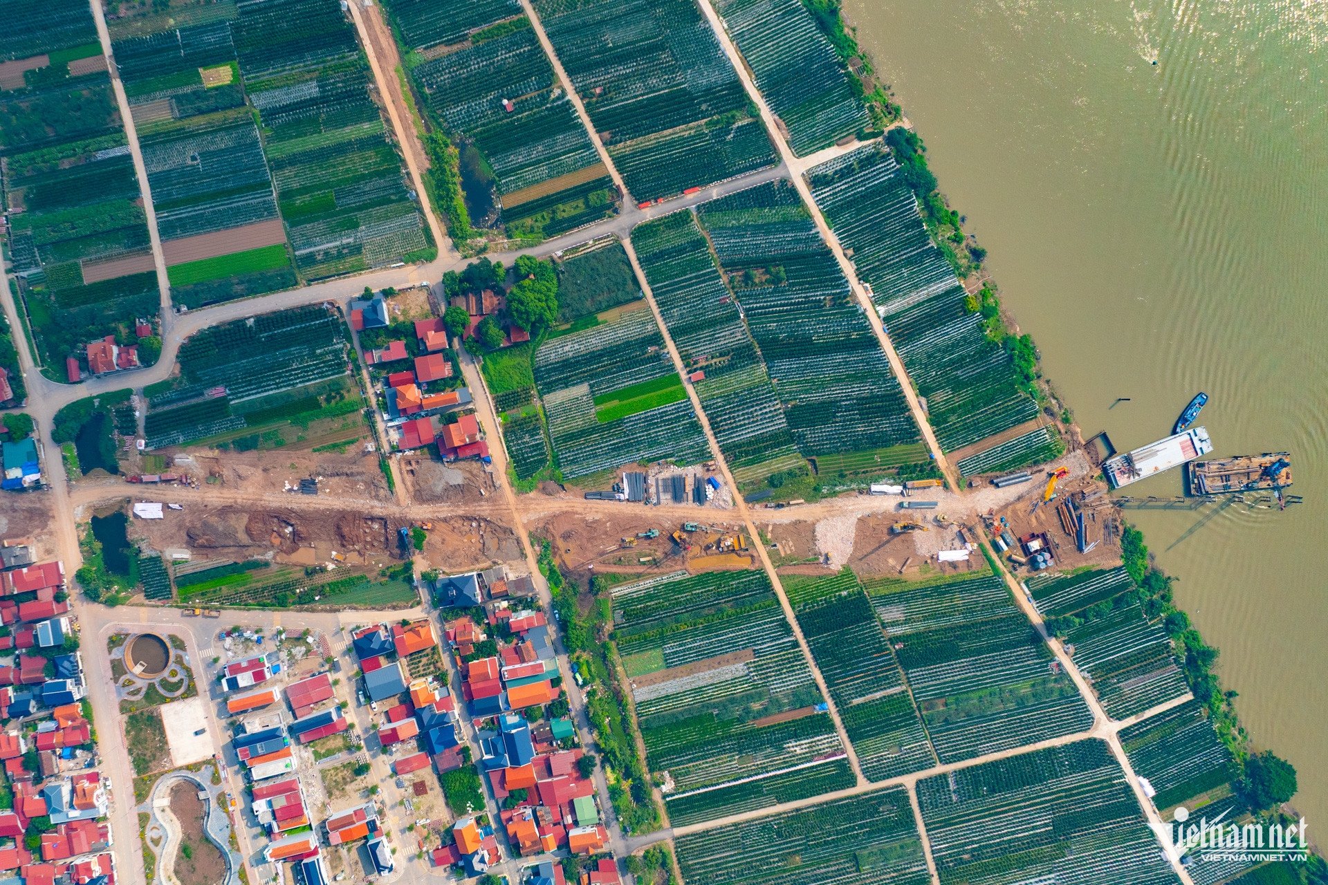 Toàn cảnh nơi xây dựng siêu dự án sông Hồng 855.000 tỷ đồng - 13