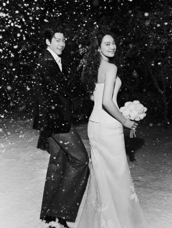Ảnh cưới của Kim Woo Bin, Shin Min Ah. Ảnh:&nbsp;Instagram
