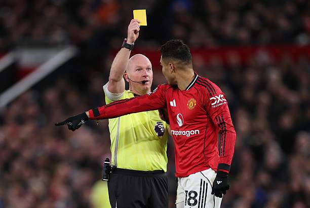 Casemiro sẽ không được đá trận này do án treo giò vì thẻ vàng trước Bournemouth