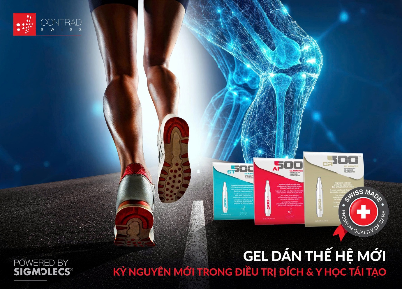 Bộ sản phẩm Contrad Swiss 500Line. Ảnh: Thao Nguyen.