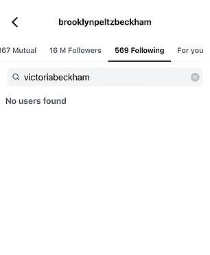 Vợ chồng Beckham và con trai cả hủy theo dõi nhau trên Instagram.