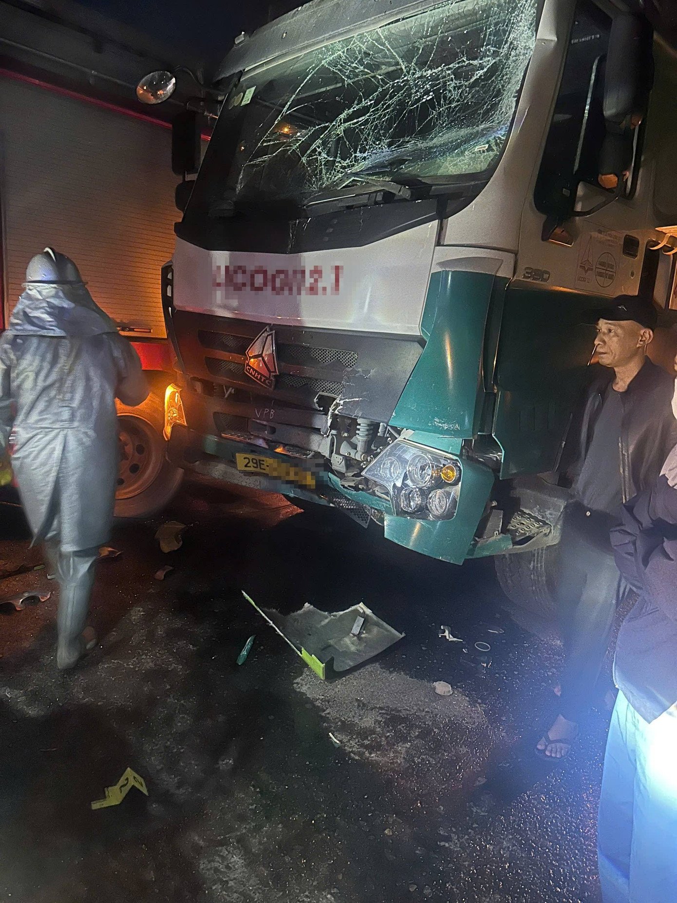 Hiện trường vụ việc.