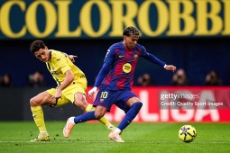 Video bóng đá Villarreal - Barcelona: Yamal - Raphinha tỏa sáng (La Liga)