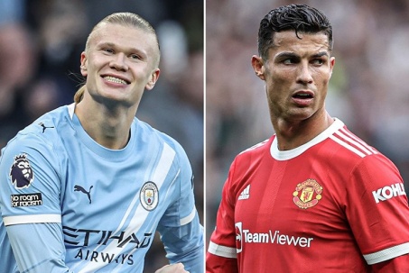 Rực rỡ Haaland cán mốc 104 bàn ở Ngoại hạng Anh, vượt thành tích của Ronaldo