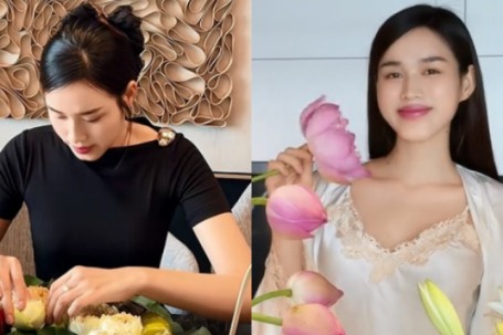 Thú vui làm bánh, cắm hoa của Đỗ Thị Hà