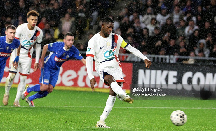 Video bóng đá Fontenay - PSG: Dấu ấn Dembele, tưng bừng 4 bàn (Cúp Quốc gia Pháp) - 1