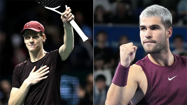 Alcaraz và Sinner đang trên đỉnh của làng quần vợt
