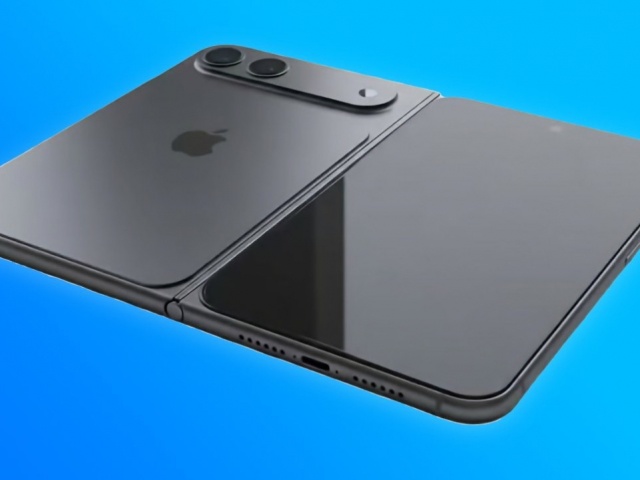 iPhone gập lộ kiểu dáng giống BlackBerry