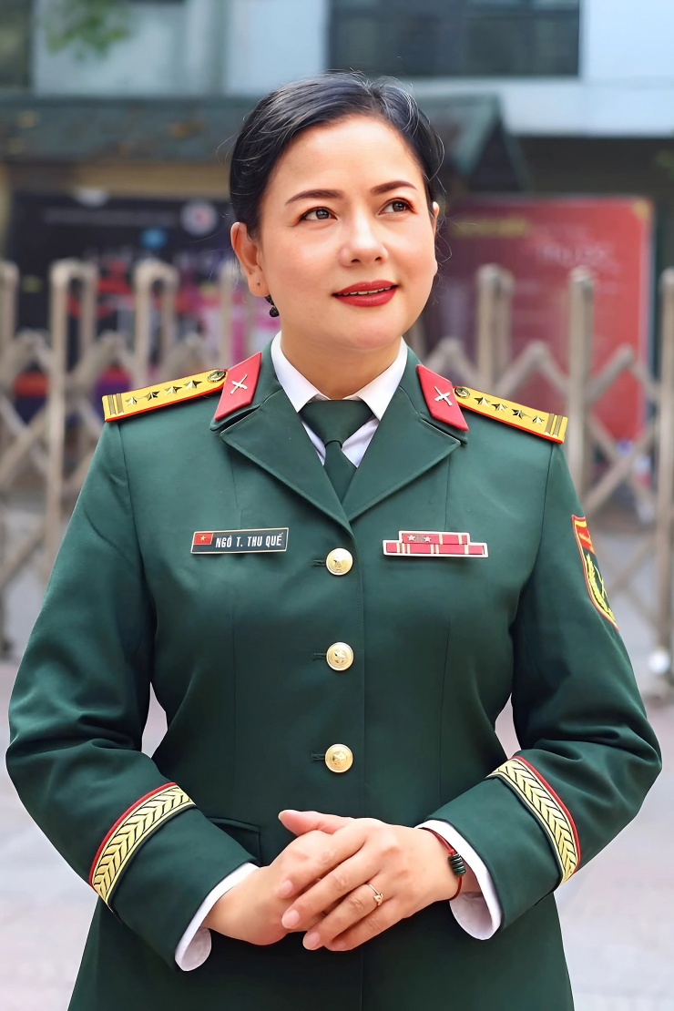 NSND Thu Quế mang hàm Đại tá.&nbsp;