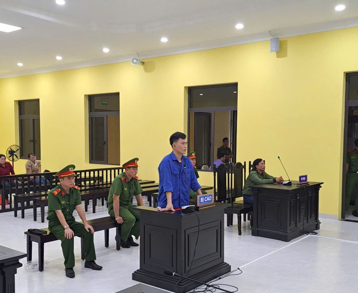 Bị cáo Lợi tại phiên xét xử sơ thẩm