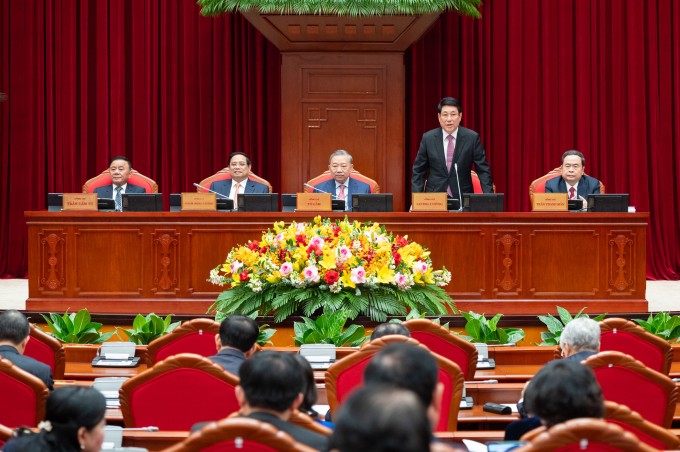 Lãnh đạo Đảng, Nhà nước tại hội nghị.
Ảnh: Phạm Thắng