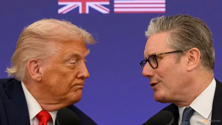 Tổng thống Mỹ Donald Trump và Thủ tướng Anh Keir Starmer. (Ảnh: Reuters)