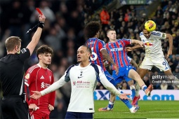 "Gà trống" Tottenham hết gáy vì 2 thẻ đỏ, "Đại bàng" Palace bị bẻ cánh không thương tiếc