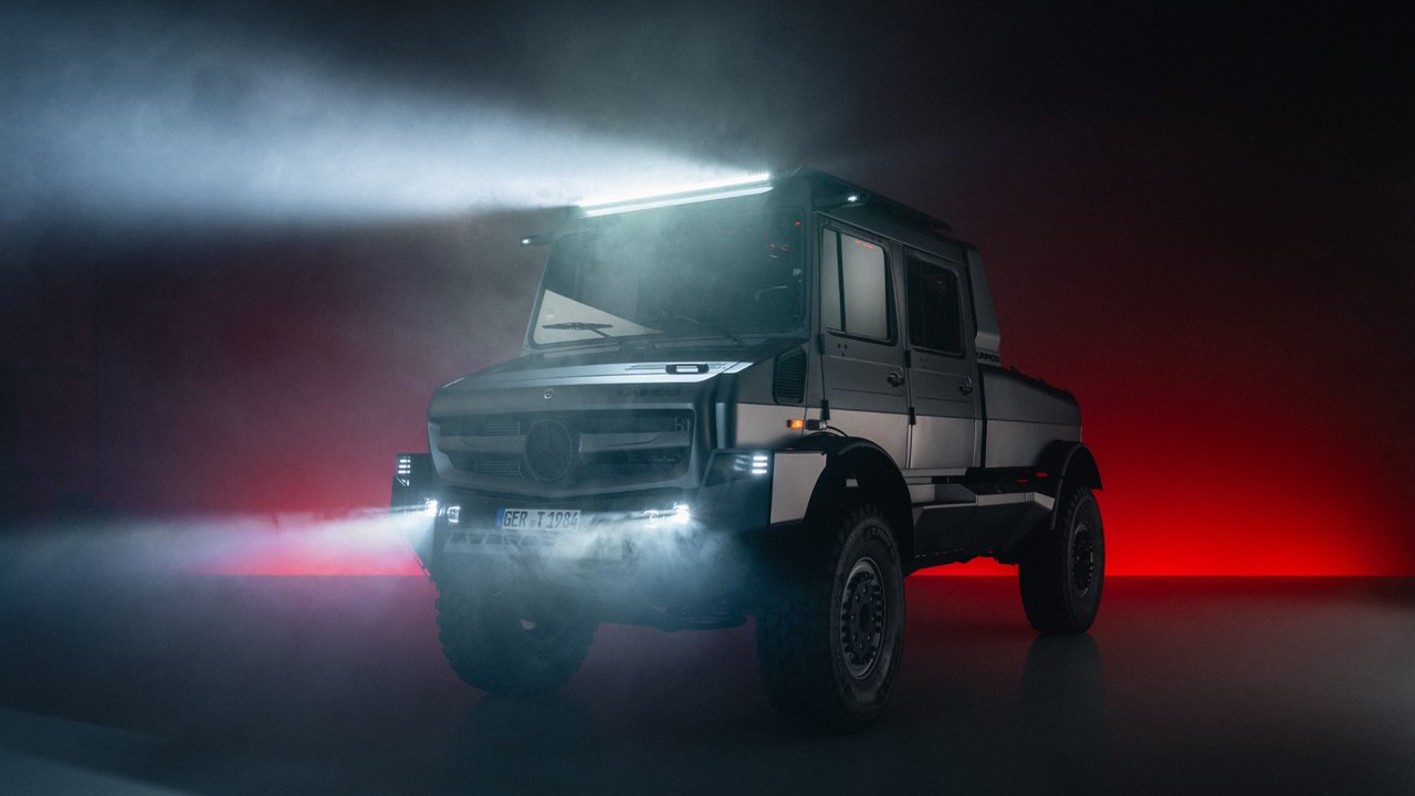 Mercedes-Benz Special Trucks vừa công bố một phiên bản thử nghiệm mới dựa trên nền tảng Unimog U 4023.