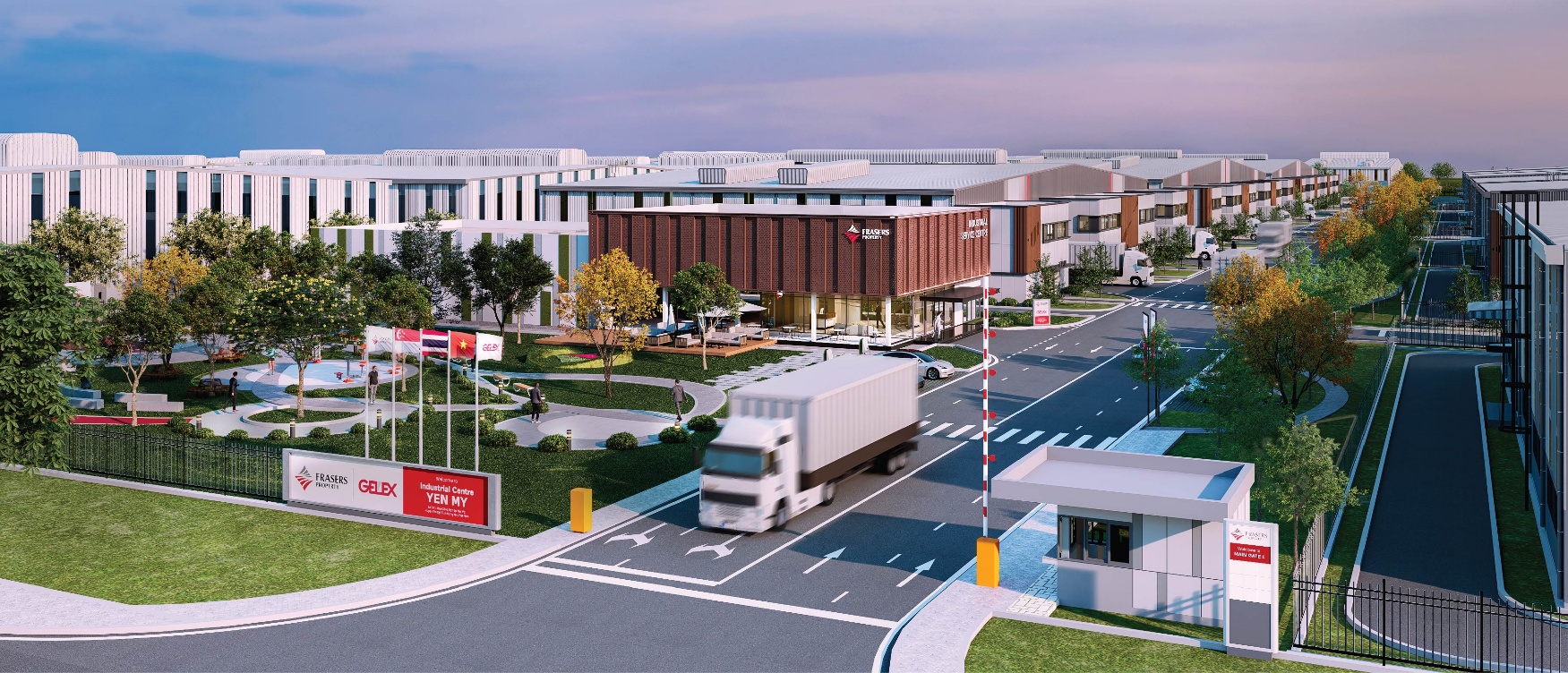 Hạ tầng GELEX hợp tác Frasers Property triển khai các khu công nghiệp chất lượng cao.