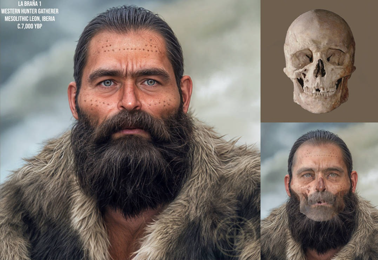 Ảnh minh họa về người Western Hunter-Gatherers.