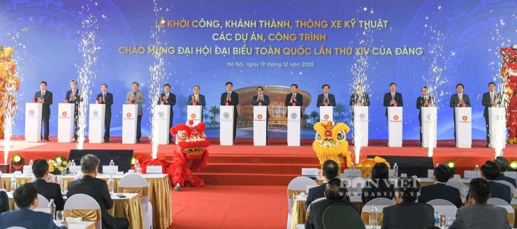 Dự án Khu đô thị thể thao Olympic là một trong những dự án có tổng&nbsp;vốn đầu tư lớn nhất trong số 234 dự án khởi công, khánh thành, thông xe kỹ thuật trên cả nước vào hôm nay để chào mừng Đại hội Đảng XIV. Ảnh: Dân Việt