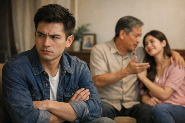 Từ nhỏ, tôi đã quen với việc bị bố mẹ nhắc nhở, sai bảo, còn em thì được chiều chuộng. (Ảnh minh họa: AI)