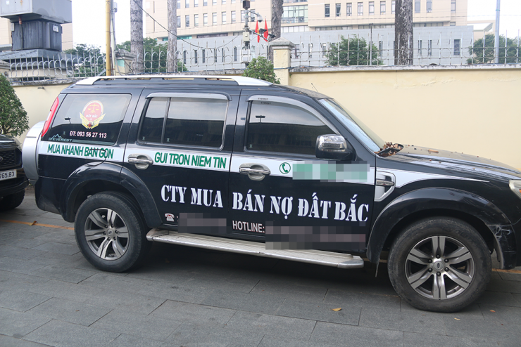 Phương tiện của băng nhóm Được "Đất Bắc" mà công an thu giữ. Ảnh: CACC