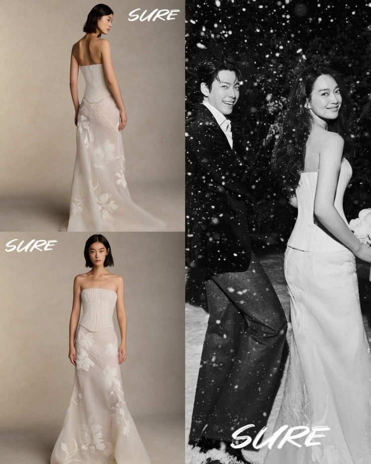 Váy cưới của Shin Min Ah là thiết kế mới nhất của nhà mốt "mọi cô dâu đều mê" - 5