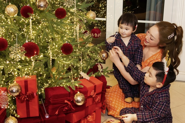 Vợ Chi Bảo trang hoàng biệt thự đón Noel - 9