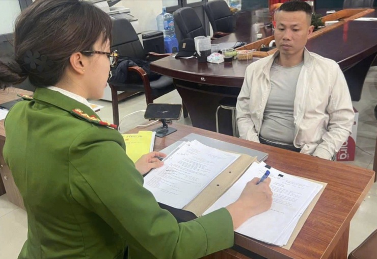 Đối tượng Doãn Việt Cường. Ảnh: Công an TP Hà Nội